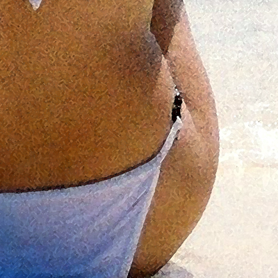 approximate detail of poster at actual size