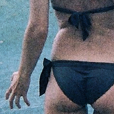 approximate detail of poster at actual size