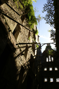missing ceiling at Bodmin Gaol