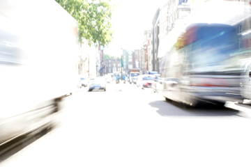 The blur of London Traffic